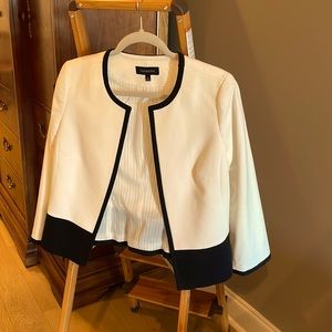 Fully lined black/white jacket. Worn once.